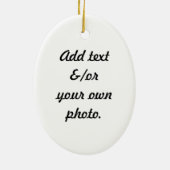 ピーナッツバターキスクッキー セラミックオーナメント (裏面)