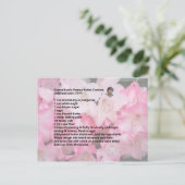 ピーナッツバタークッキーレシピはがき ポストカード (スタンド正面)