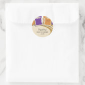 ピーナッツバターグレープゼリーPB&Jバースデーパーティー ラウンドシール (バッグ)