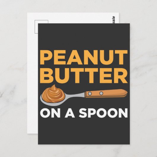 ピーナッツバタースプーングルメ朝食 ポストカード (正面/裏面)