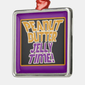 ピーナッツバターゼリータイム メタルオーナメント (左)