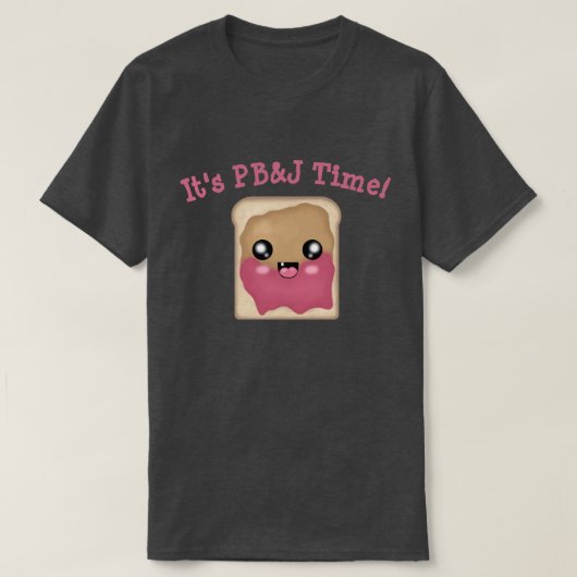 ピーナッツバターゼリータイム Tシャツ (デザイン正面)