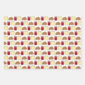 ピーナッツバターゼリータイムPB&Jサンドイッチパン ラッピングペーパーシート (正面2)