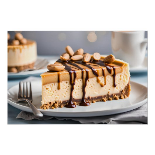 ピーナッツバターチーズケーキ ポスター (正面)