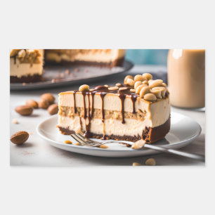 ピーナッツバターチーズケーキ 長方形シール