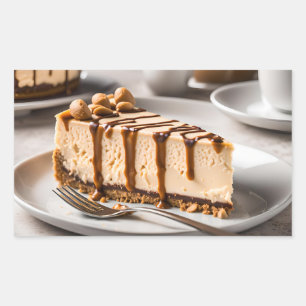 ピーナッツバターチーズケーキ 長方形シール