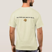 ピーナッツバターディスペンサーTシャツ Tシャツ (裏面)