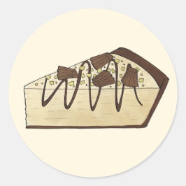 ピーナッツバターパイ社会パーティーデザートベイクセール ラウンドシール