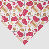 ピーナッツバター付き犬のおもちゃ – ホワイトティッシュペーパー 薄葉紙 (詳細)