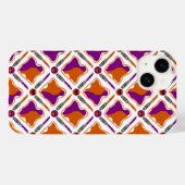 ピーナッツバター及びグレープゼリーのシームレスパターン Case-Mate iPhoneケース (裏面 (横))