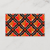 ピーナッツバター及びストロベリージャムシームレスパター 名刺 (正面)