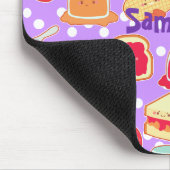 ピーナッツバター及びストロベリーゼリー マウスパッド (コーナー)