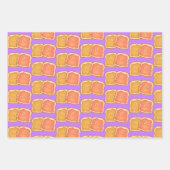 ピーナッツバター及びストロベリートースト ラッピングペーパーシート (正面3)