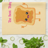 ピーナッツバター及びゼリー キッチンタオル (折り畳み)