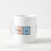 ピーナッツバター及びゼリー コーヒーマグカップ (正面左)