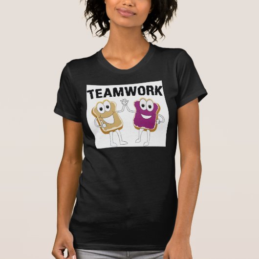 ピーナッツバター及びゼリー Tシャツ (正面)