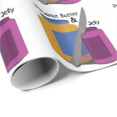 ピーナッツバター及びJElLLY ラッピングペーパー (ロールコーナー)