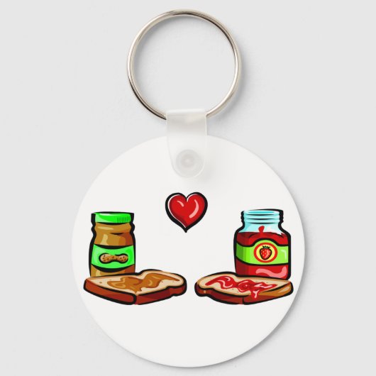 ピーナッツバター大好きゼリー キーホルダー (正面)