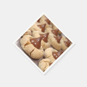 ピーナッツバター花開きクッキー スタンダードカクテルナプキン (角)