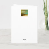 ピーナッツバター&ジェリーが恋に落ちる - ユーモア シーズンカード (裏面)