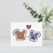 ピーナッツバター&ジェリーカップル ポストカード (スタンド正面)