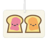 ピーナッツバター&ジェリートーストカーエアーフレッシュナー カーエアーフレッシュナー (正面)