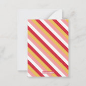 ピーナッツバター&ジェリーバレンタインの教室カード ノートカード (裏面)