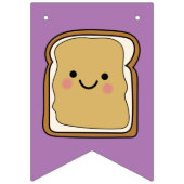 ピーナッツバター&ジェリーバースデーパーティーPBJバンティン バンティングフラッグ (第3の旗)