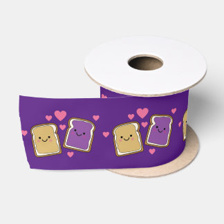 ピーナッツバター&ジェリーバースデーパーティーPBJ サテンリボン