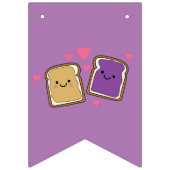 ピーナッツバター&ジェリーバースデーパーティーPBJ バンティングフラッグ (第1の旗)