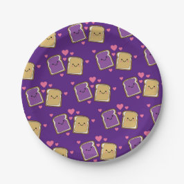 ピーナッツバター&ジェリーバースデーパーティーPBJ ペーパープレート