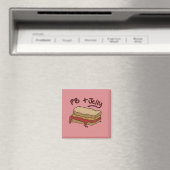 ピーナッツバター&ジェリー マグネット 懐かしさのイラスト (インサイチュ (食洗機))