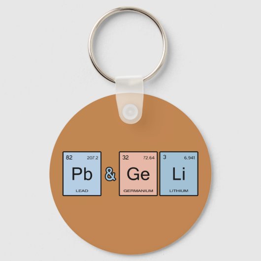 ピーナッツバター&ゼリー キーホルダー (正面)