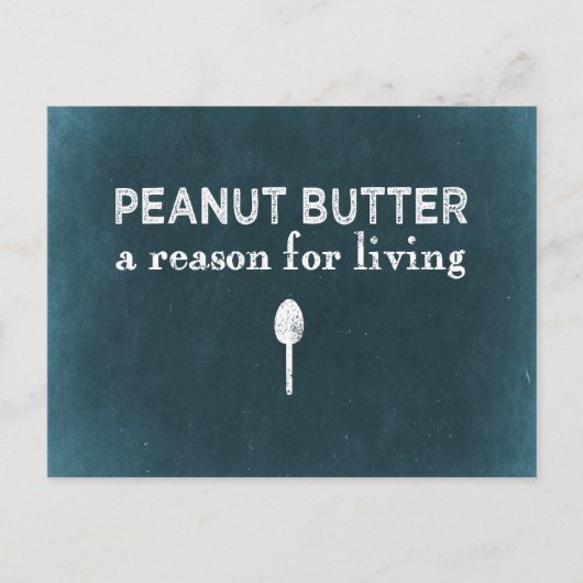 ピーナッツバター ポストカード (正面)