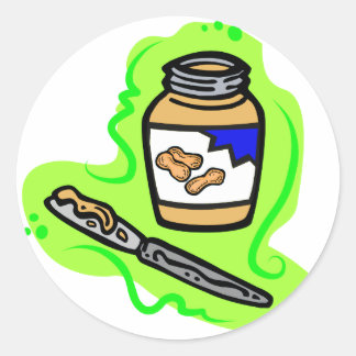 ピーナッツバター ラウンドシール