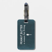 ピーナッツバター ラゲッジタグ (裏面縦)