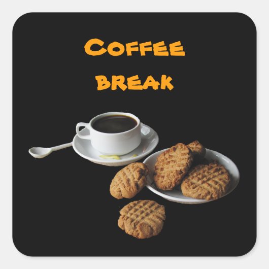 ピーナッツバターCookie スクエアシール (正面)