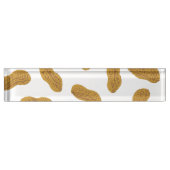 ピーナッツパターン デスクネームプレート (正面)