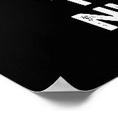 ピーナッツパンズダークおもしろいBGになる ポスター (角)