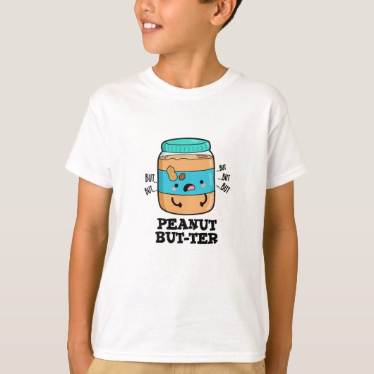 ピーナッツビッおもしろいター食パン Tシャツ (正面)
