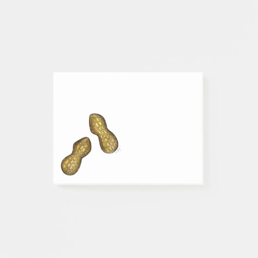 ピーナッツピーナッツ食べ物ナッツ投稿Itメモ ポストイット (正面)