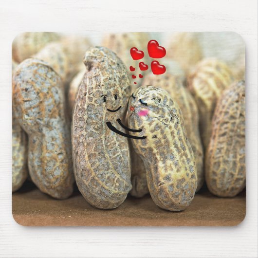 ピーナッツ好き マウスパッド (正面)