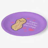 ピーナッツ子供の誕生日パーティーかわいい漫画 ペーパープレート (アングル)