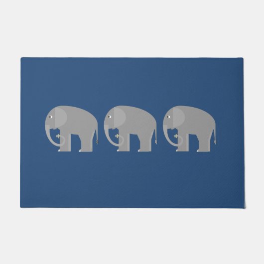 ピーナッツ形式 ドアマット (正面)