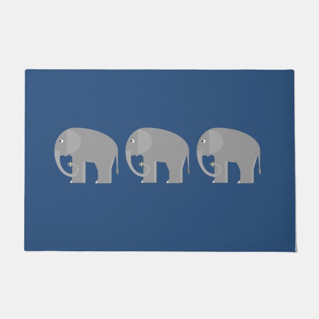 ピーナッツ形式 ドアマット (正面)