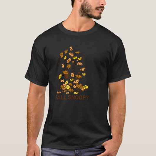 ピーナッツ秋スヌーピー Tシャツ (正面)