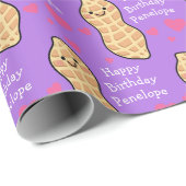 ピーナッツ誕生日パーティーかわいいキッズマンガナット ラッピングペーパー (ロールコーナー)