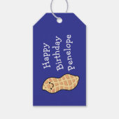 ピーナッツ誕生日パーティーキッズかわいいナッツ漫画 ギフトタグ (正面)