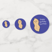 ピーナッツ誕生日パーティーキッズかわいいナッツ漫画 コンフェッティ (正面)