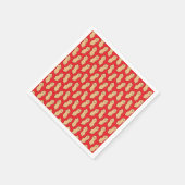 ピーナッツ誕生日パーティーキッズかわいいナッツ漫画 スタンダードカクテルナプキン (角)